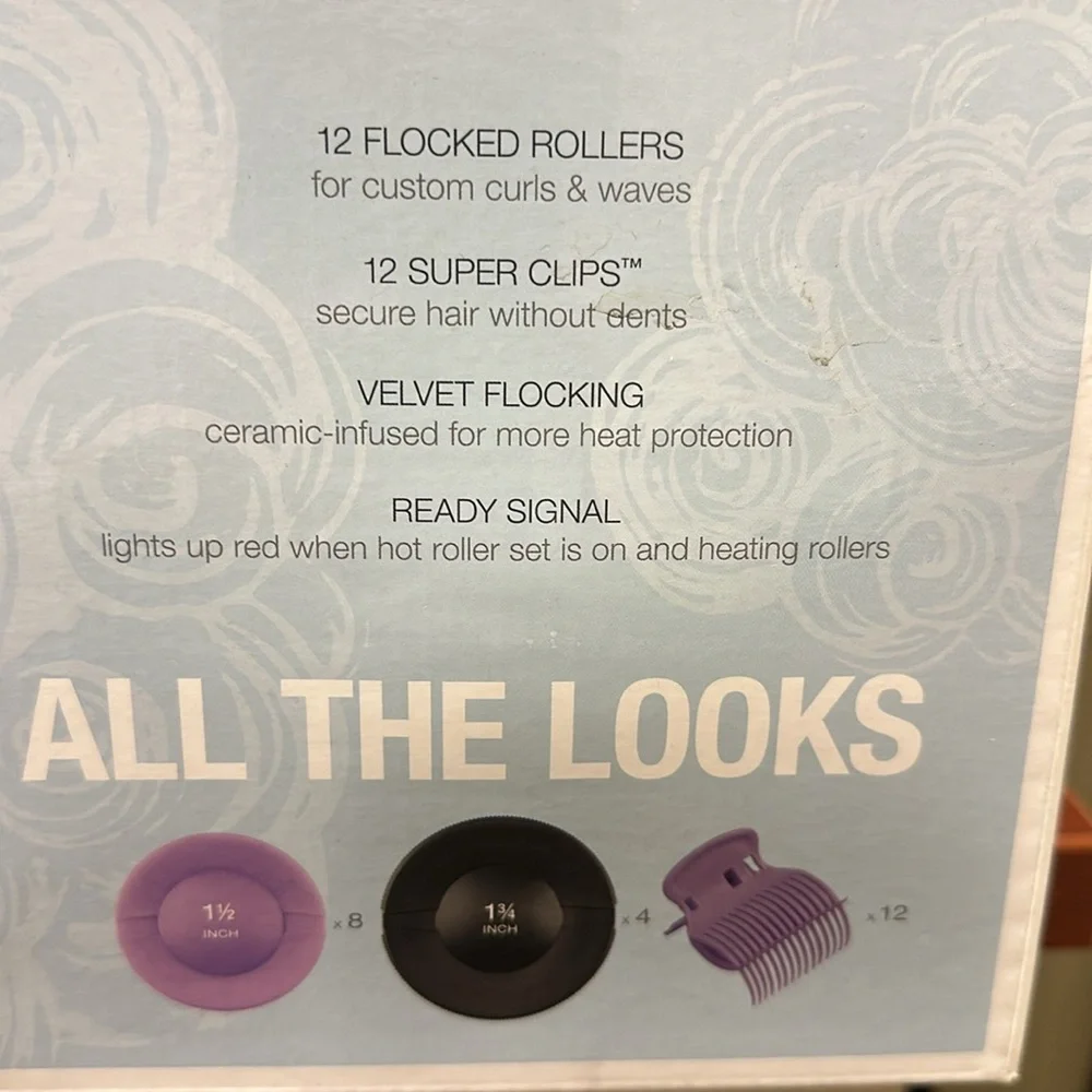 Conair flocked rollers - Picture 3 of 3